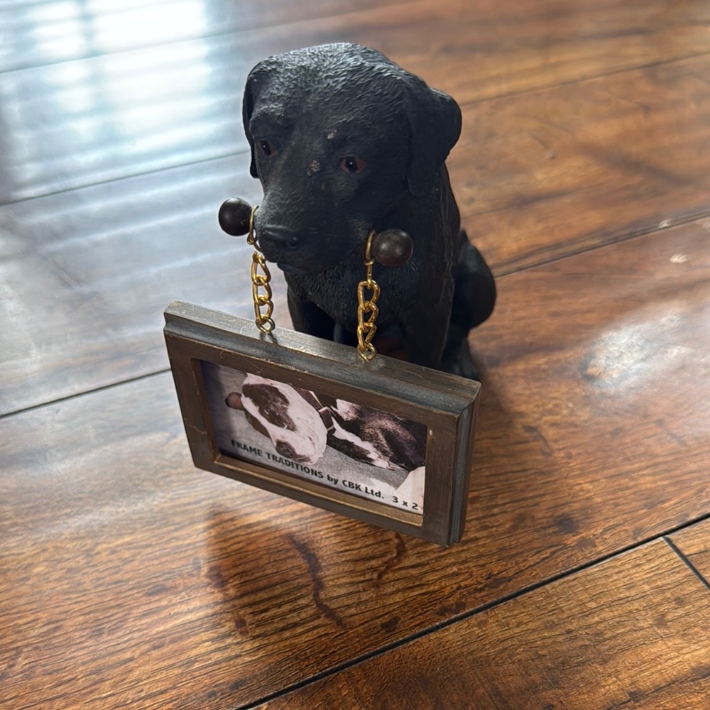 Black Dog Photo Holder - Picture 2 of 3